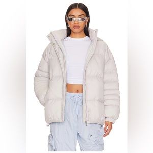 superdown Raquelle Oversized Puffer in Grey